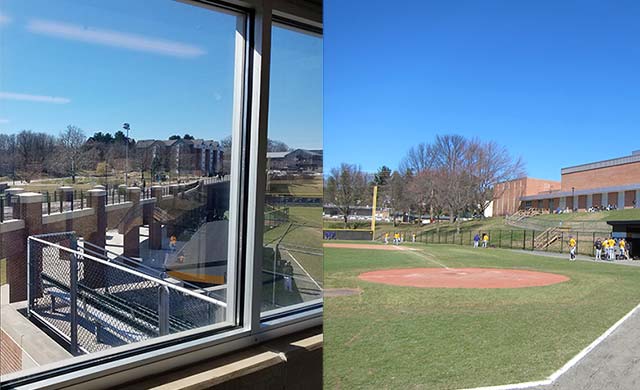 Left and right field lines at Schuerholz Park