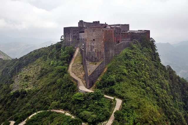 random castle on a hill